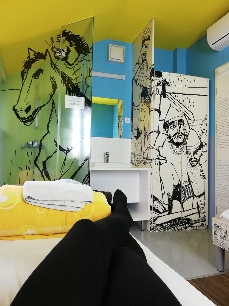 Cute room at our hostel by nami