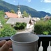 breakfast and coffee on our balcony by zardz