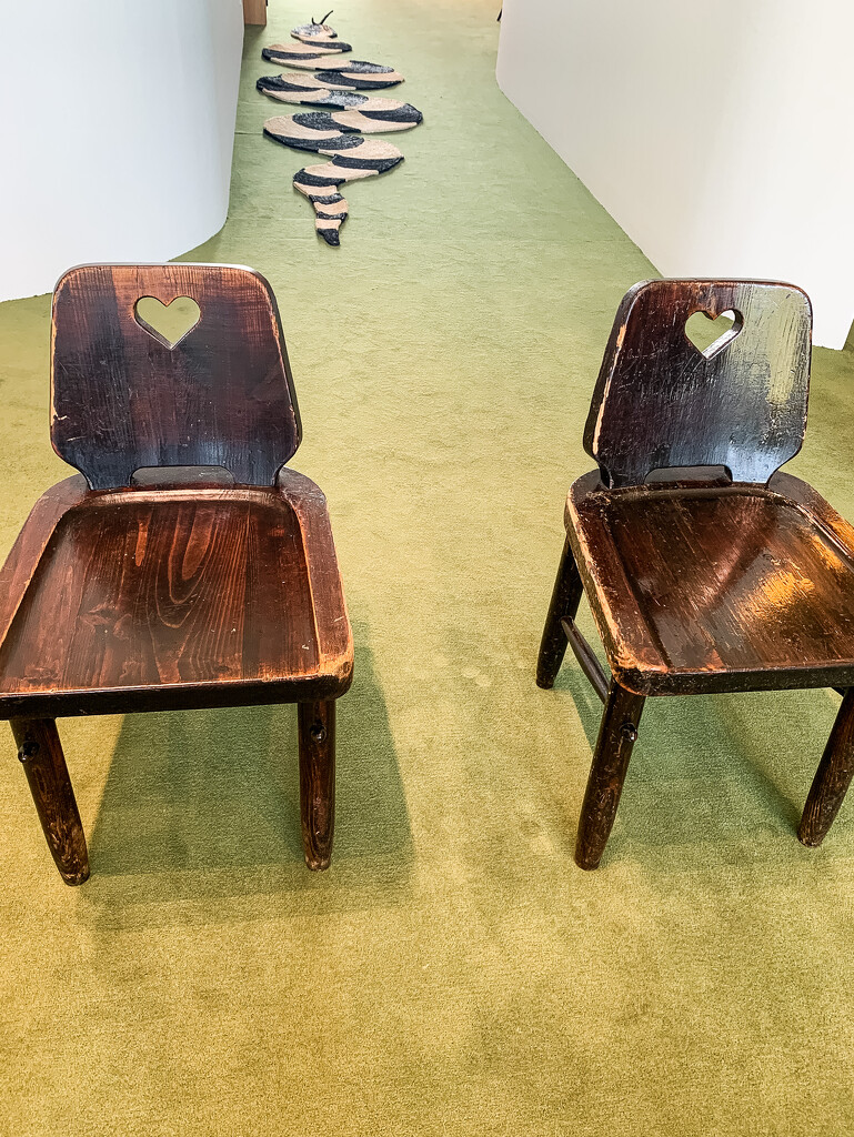 Two chairs two hearts.  by cocobella