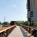 Hale Wharf footbridge by boxplayer