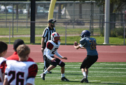 4th Sep 2021 - Wide Receiver Grandson Blocking His Opponent