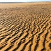 Distant Sea Over Sand Ripples.  by teresahodgkinson