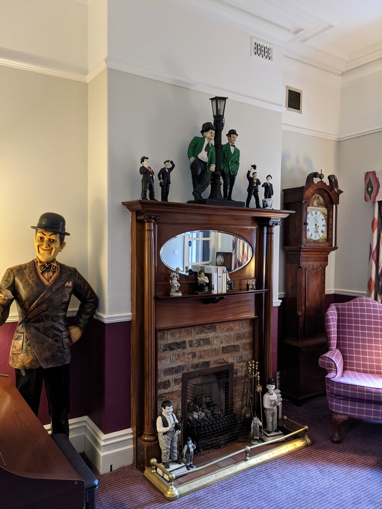 Laurel and Hardy themed bar by yorkshirelady