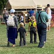 11th Sep 2021 - Mennonite family at the antique show