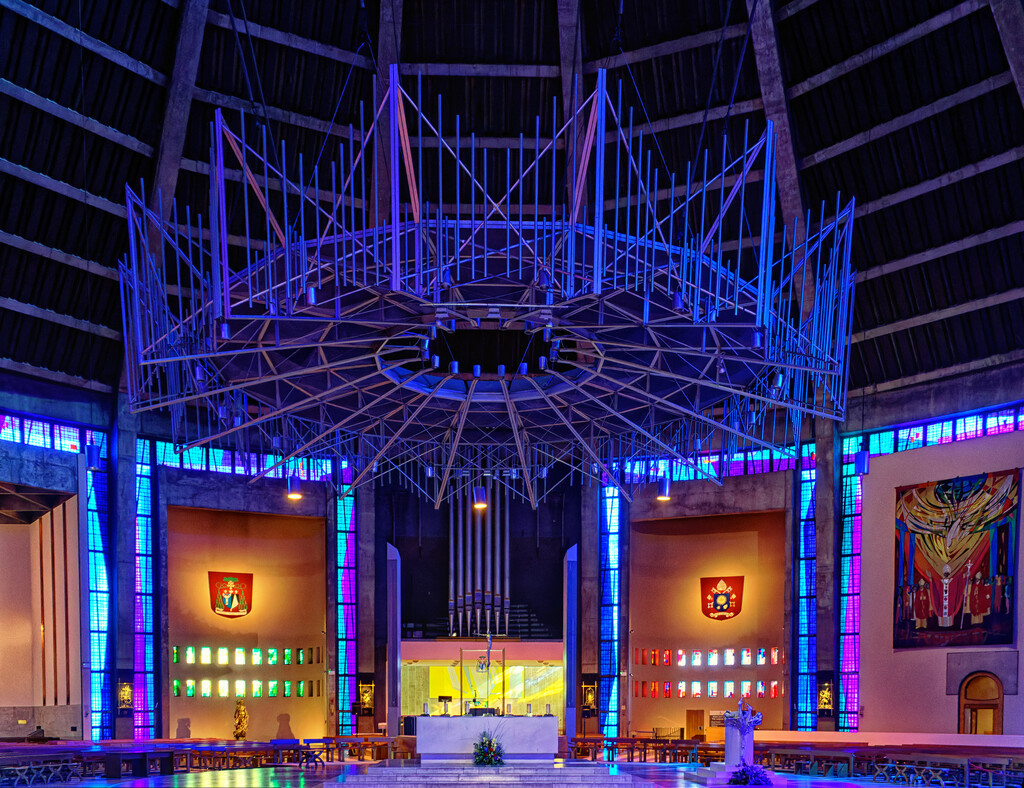 0911 - Inside the Metropolitan Cathedral, Liverpool. by bob65