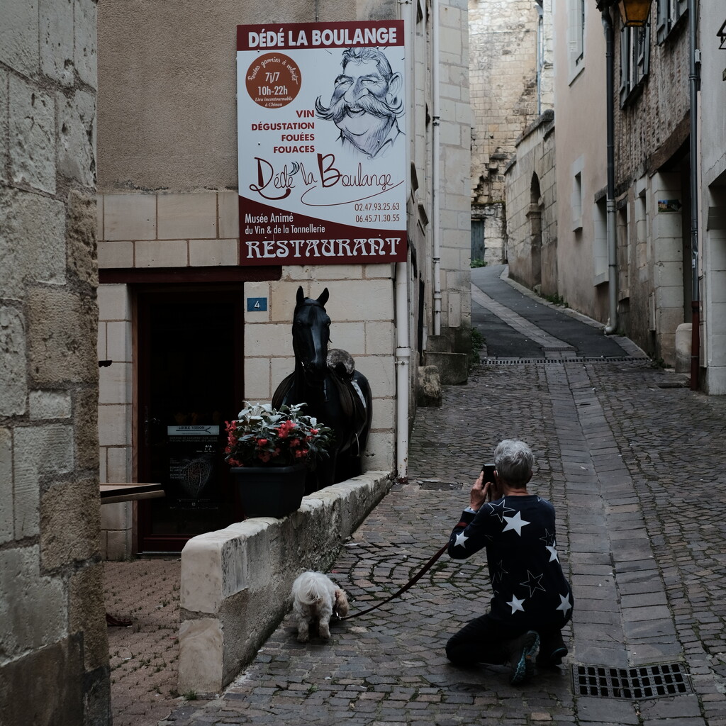 Mrs S captures the back streets of Chinon by vignouse