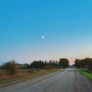 13th Sep 2021 - Moon Over Road