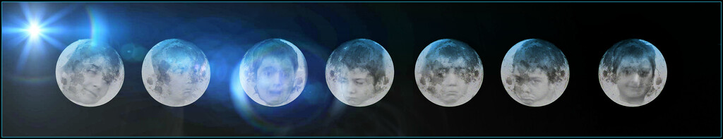 The Seven Phases of Micah's Moon by olivetreeann