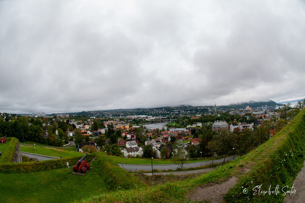 Trondheim photographed with fisheye by elisasaeter