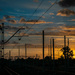 Sunset at the train station  by haskar