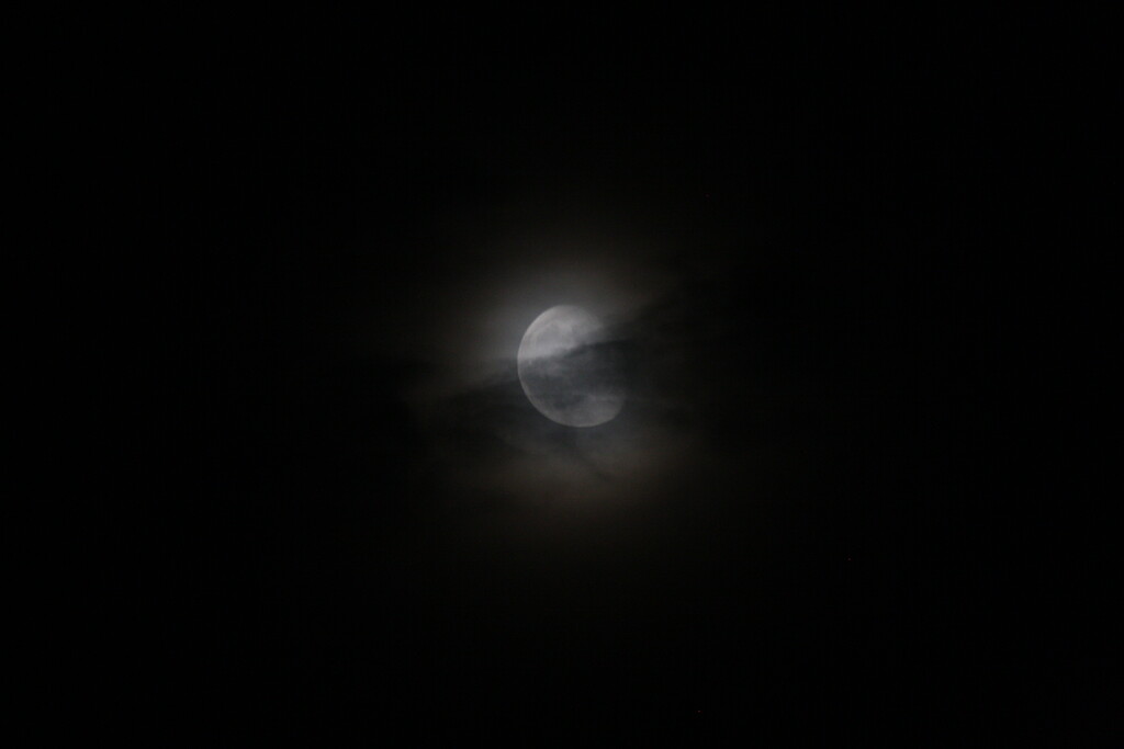 Clouded Moon by sarahlh