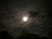 25th Sep 2021 - Moon and clouds