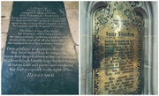 13th Sep 2021 - Jane Austen's grave and memorial plaque at Winchester Cathedral