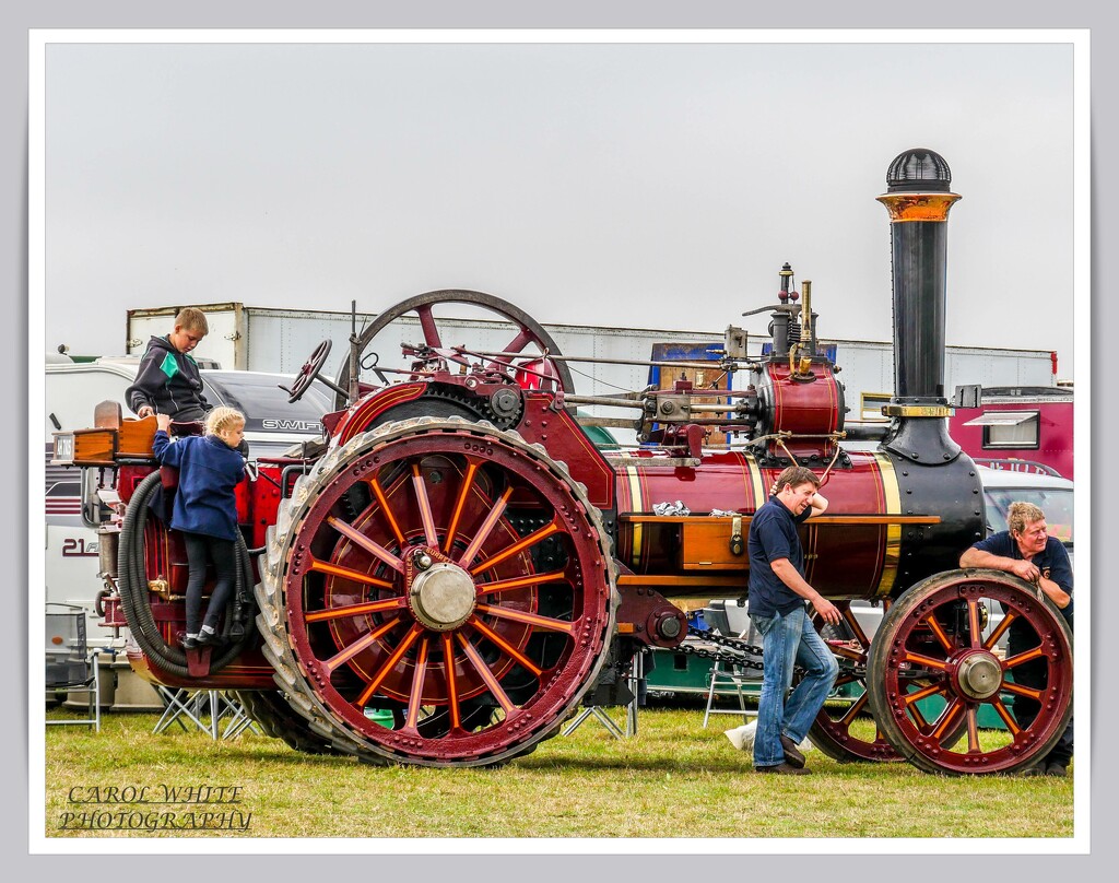 Time For A Chat,Kettering Steam Rally by carolmw