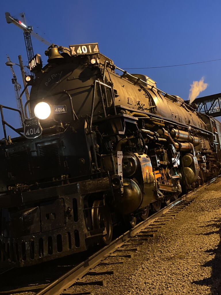 Big Boy Steam Engine in Denver by dianefalconer