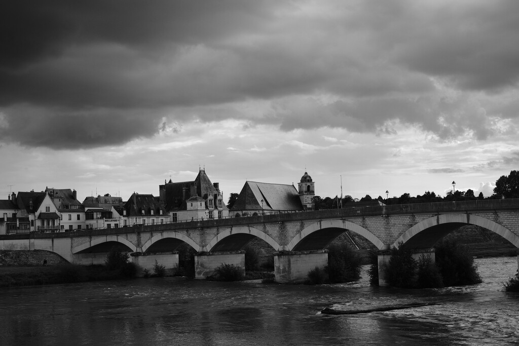 Bridge over the River Loire at Amboise... by vignouse