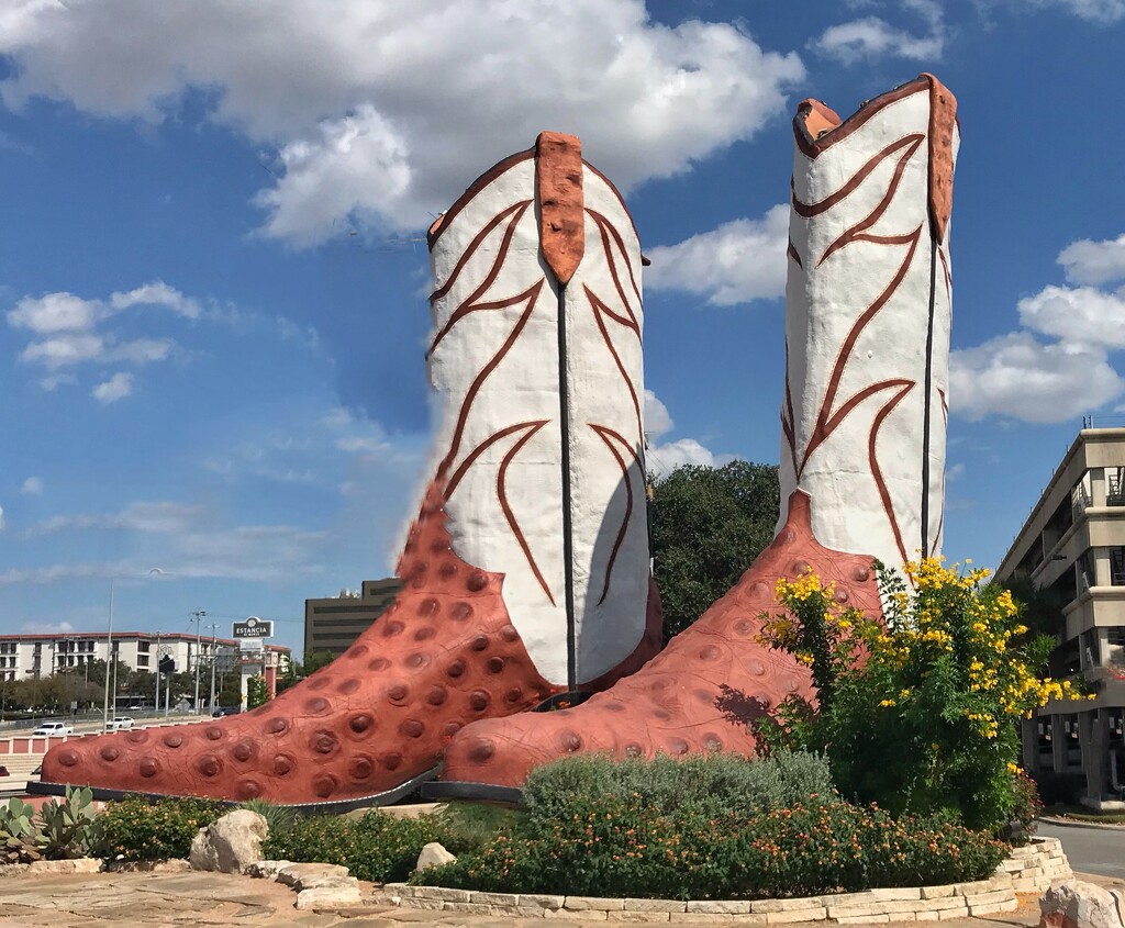 Largest cowboy boots in the world  by dkellogg