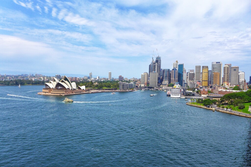 View from The Sydney Harbour Bridge by leggzy