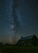 1st Oct 2021 - Milky Way over Little Sand Bay Barn