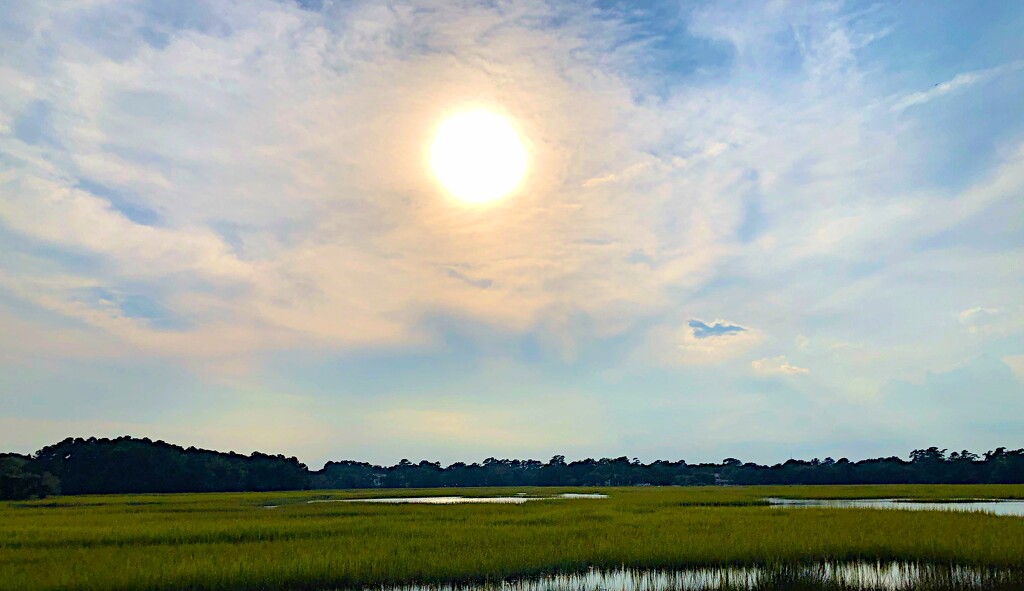 Marsh sky, late afternoon by congaree