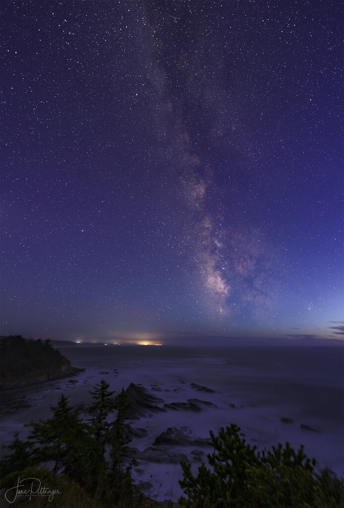 Cape Arago Milky Way  by jgpittenger