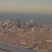 Chicago Skyline from the airplane by graceratliff