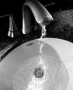 7th Oct 2021 - Daily Activity in B&W (Washing up 1)