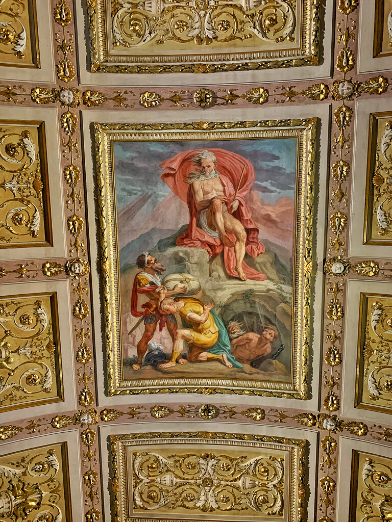 Painted ceiling.  by cocobella