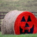 Halloween Hay Bale by genealogygenie
