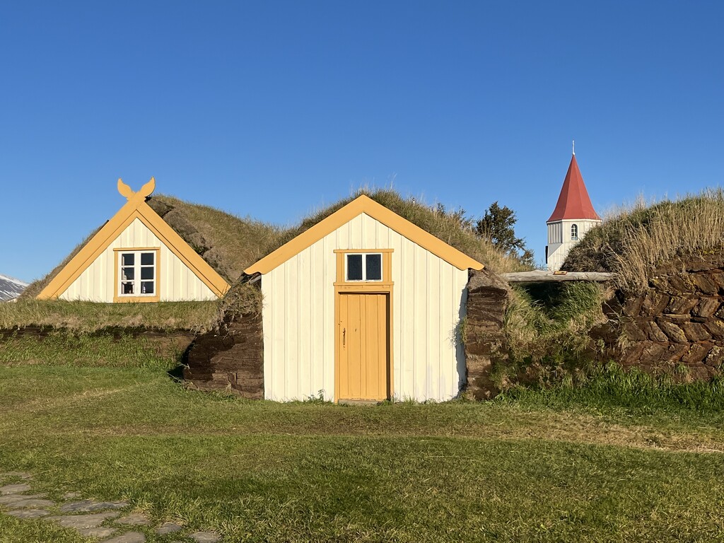 Turf Houses, Iceland by graceratliff