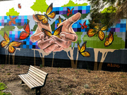 13th Oct 2021 - New mural Osbourne St, South Yarra