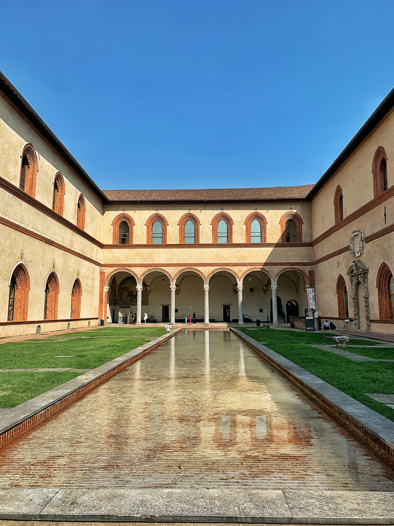 Inside Castello Sforzesco.  by cocobella