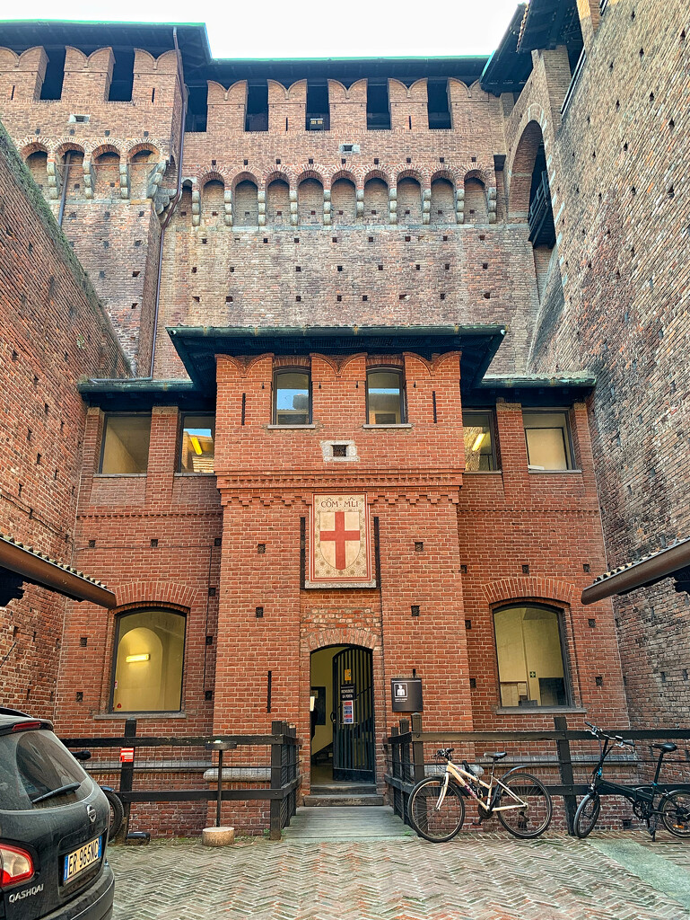 Castello Sforzesco small courtyard.  by cocobella