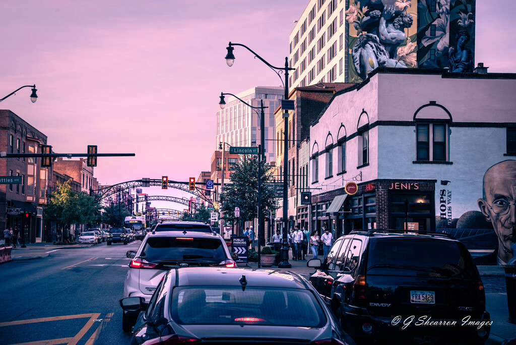 Busy Night in the Short North by ggshearron