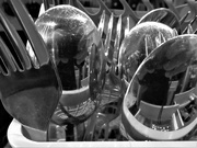 10th Oct 2021 - Daily Activity (putting dishes away) aka Self-portrait in Cutlery