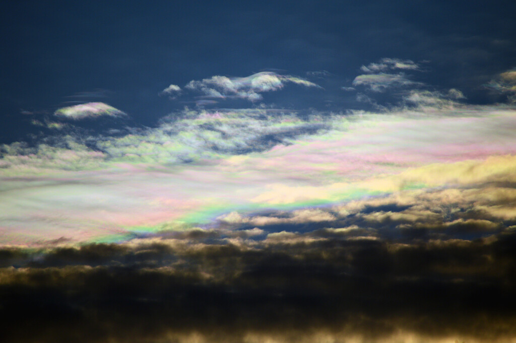 strange colors in the sky by francoise
