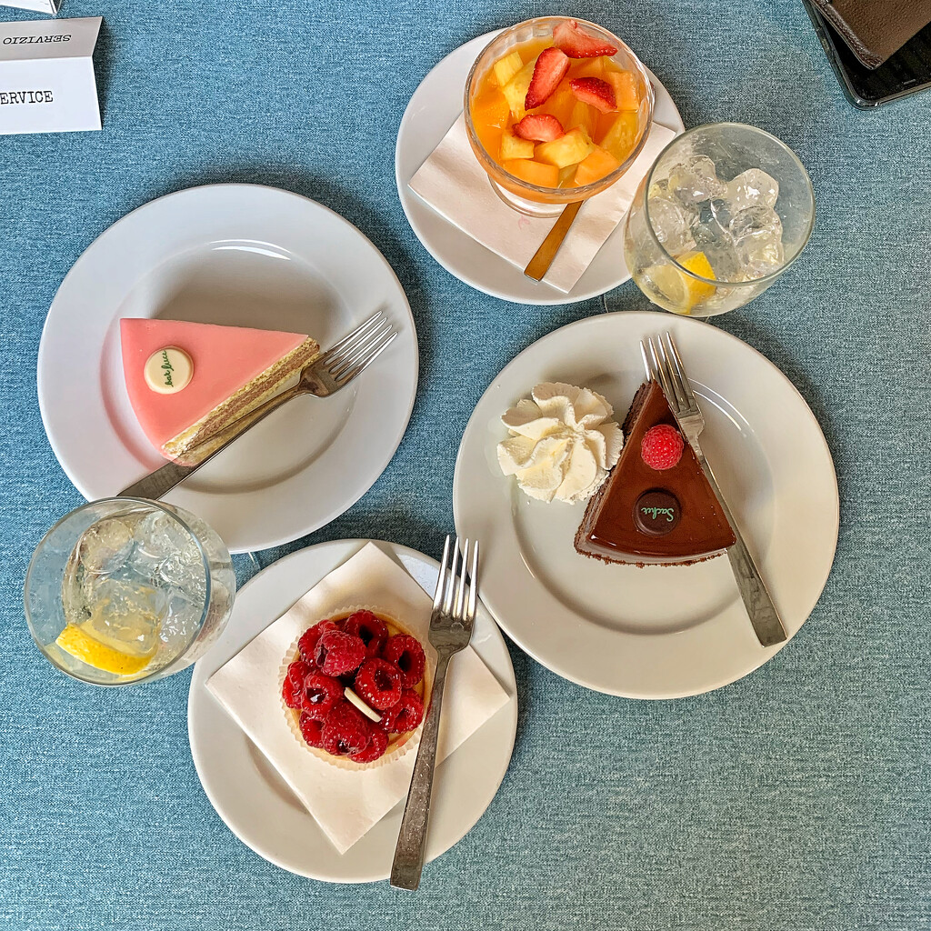 Four desserts.  by cocobella
