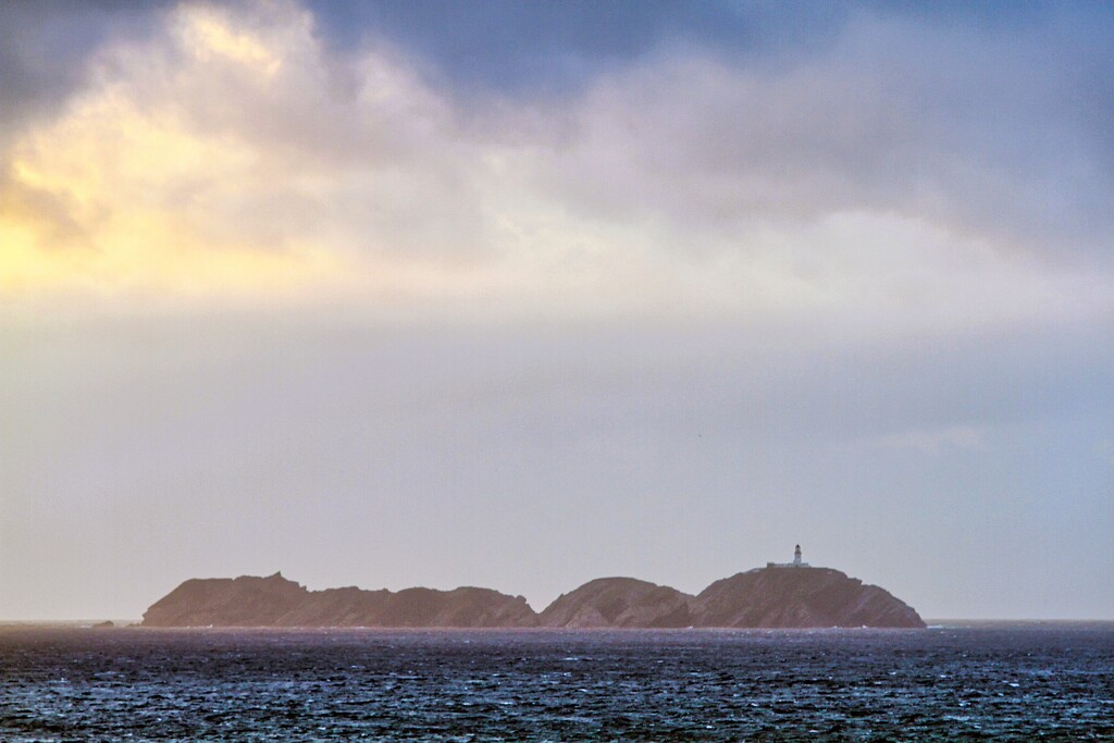 Muckle Flugga, Shetland viewed from MS Norrøna by okvalle