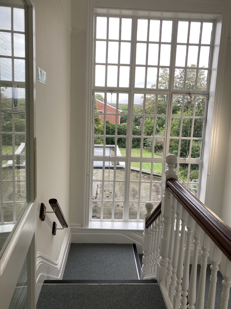 stairs, window, door by sianharrison