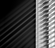 11th Oct 2021 - lines of light in black and white