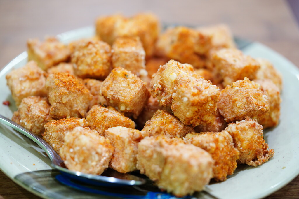 Fried tofu by acolyte