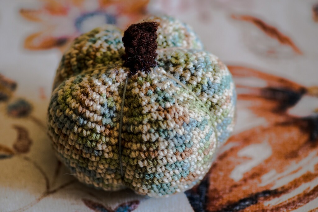 Crochet pumpkin by dawnbjohnson2