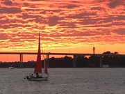 18th Oct 2021 - Sailboat and sunset