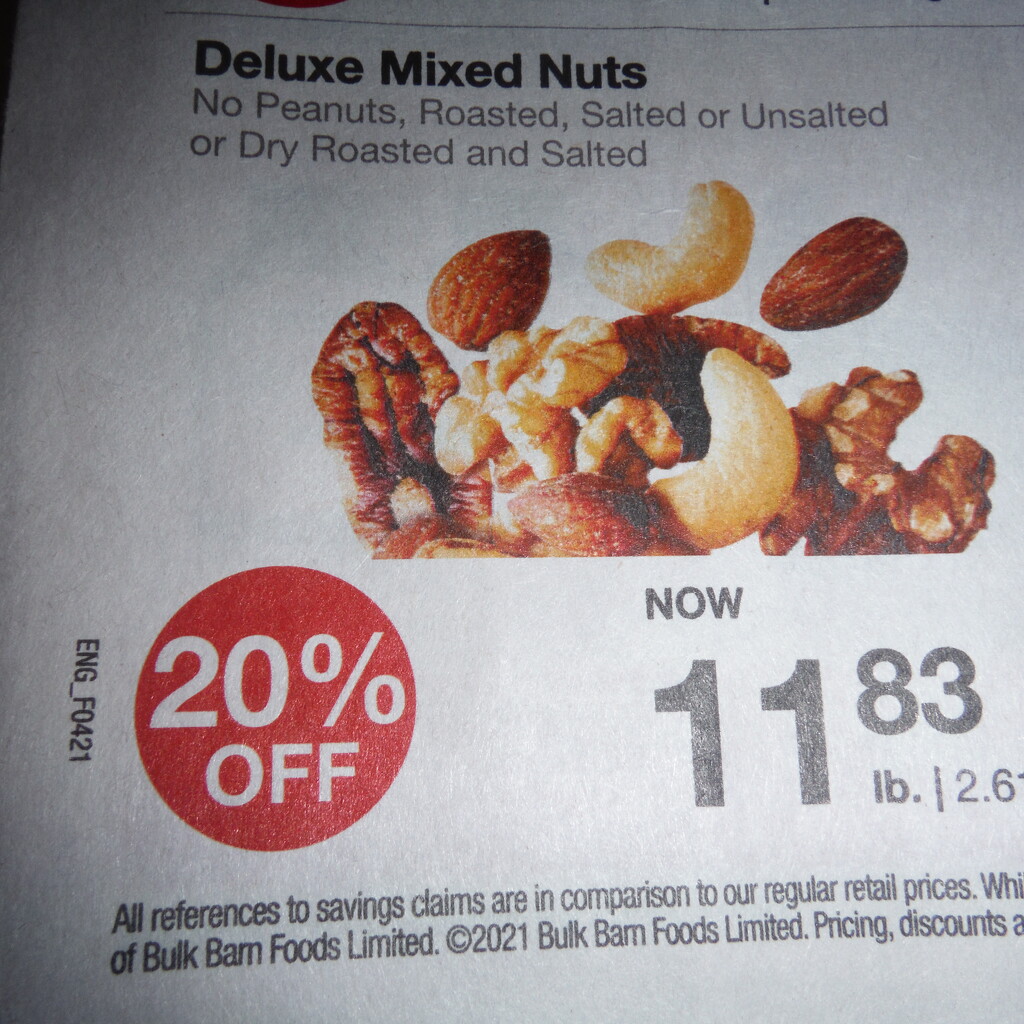 Price #4: Mixed Nuts by spanishliz