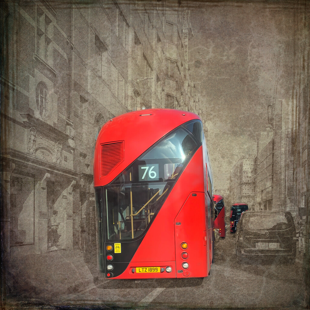 London Bus  by pamknowler