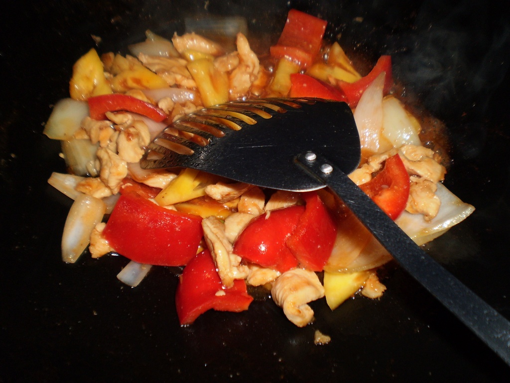 Chicken and Pineapple stir fry  by snowy