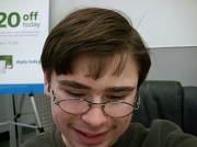 19th Jan 2011 - Me Sitting in Chair at Sam's Club 1-19-11