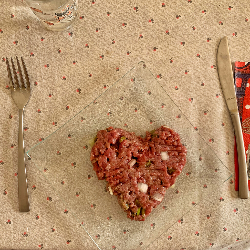 The heart tartare.  by cocobella