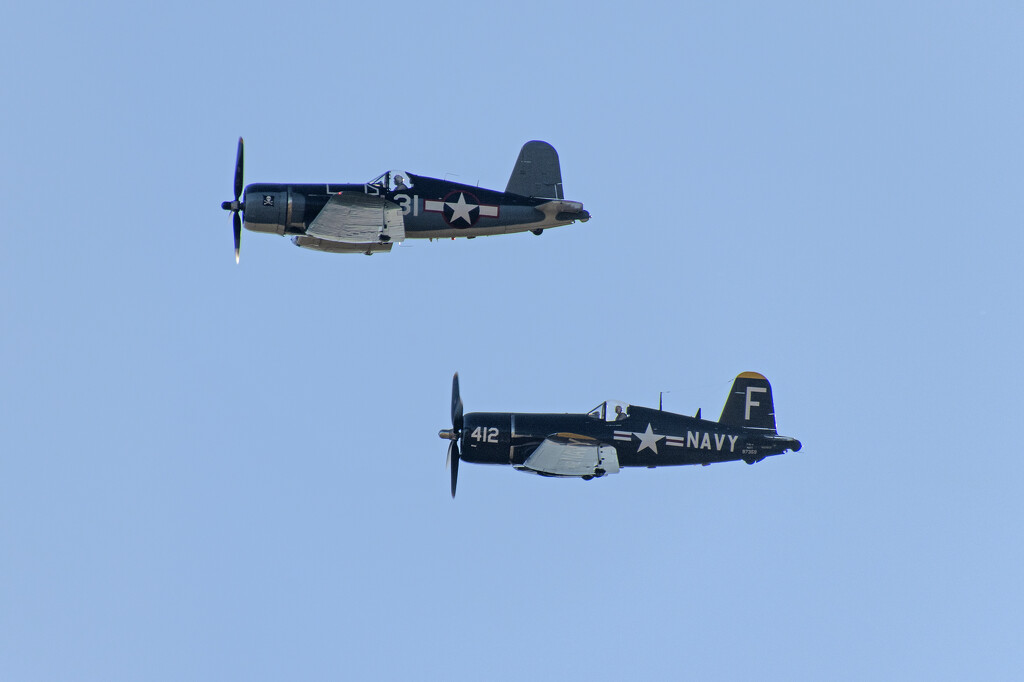 Obie's Corsair - In Formation by timerskine