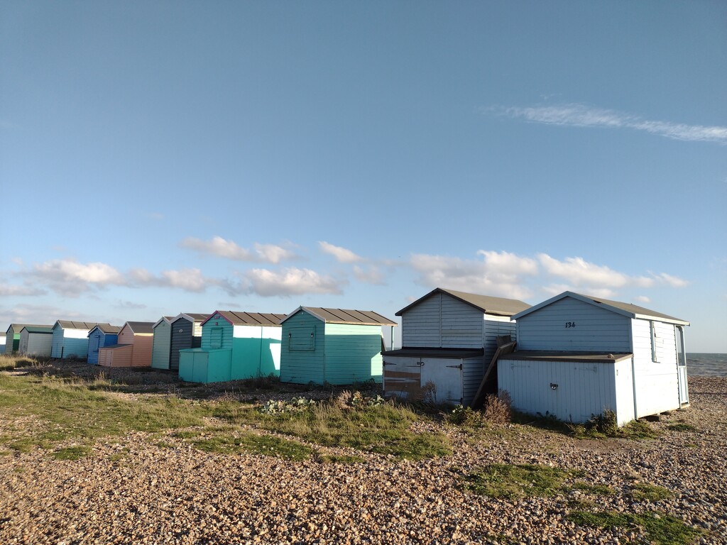 Behind the Beach Huts by moirab